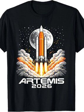 Artemis 2 2026 - Space Galaxy Astronomy Science Outer Space T-Shirt 247